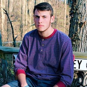 Navy and Maroon Men’s Shirt